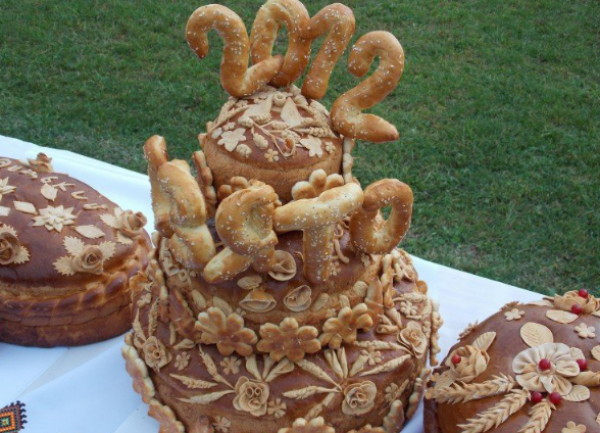 Image - An obzhynky ritual bread (Zhytomyr oblast).